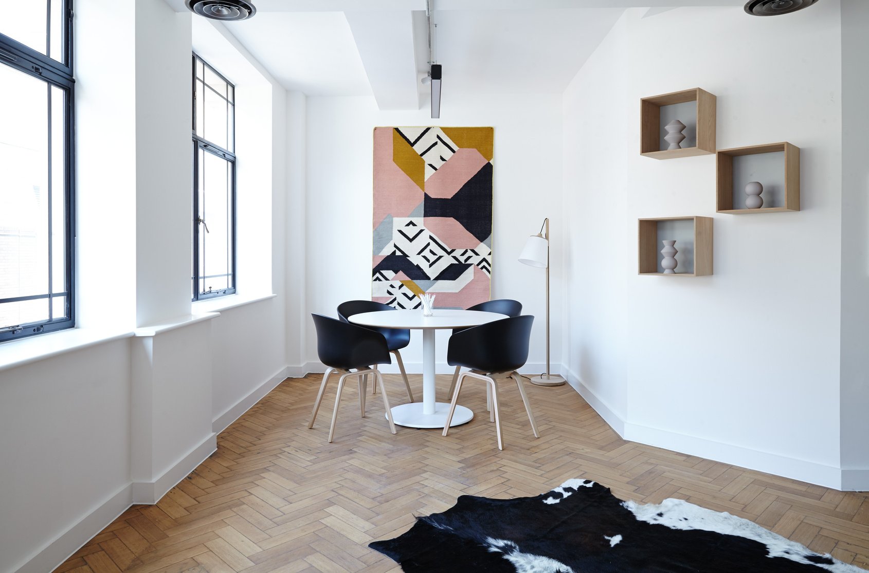 A Clean Interior with Chairs